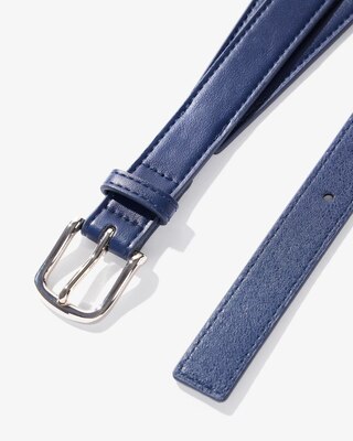 Wide Buckle Cutout Belt