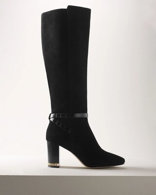 Suede Knee Boots