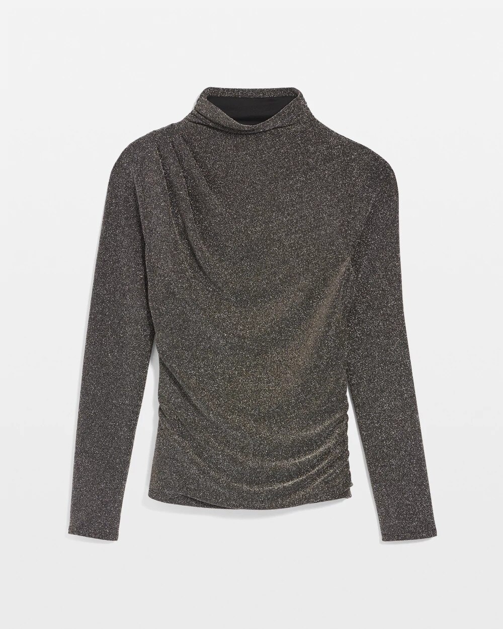 WHBM FORME™ Stretch Metallic Long-Sleeve Tee