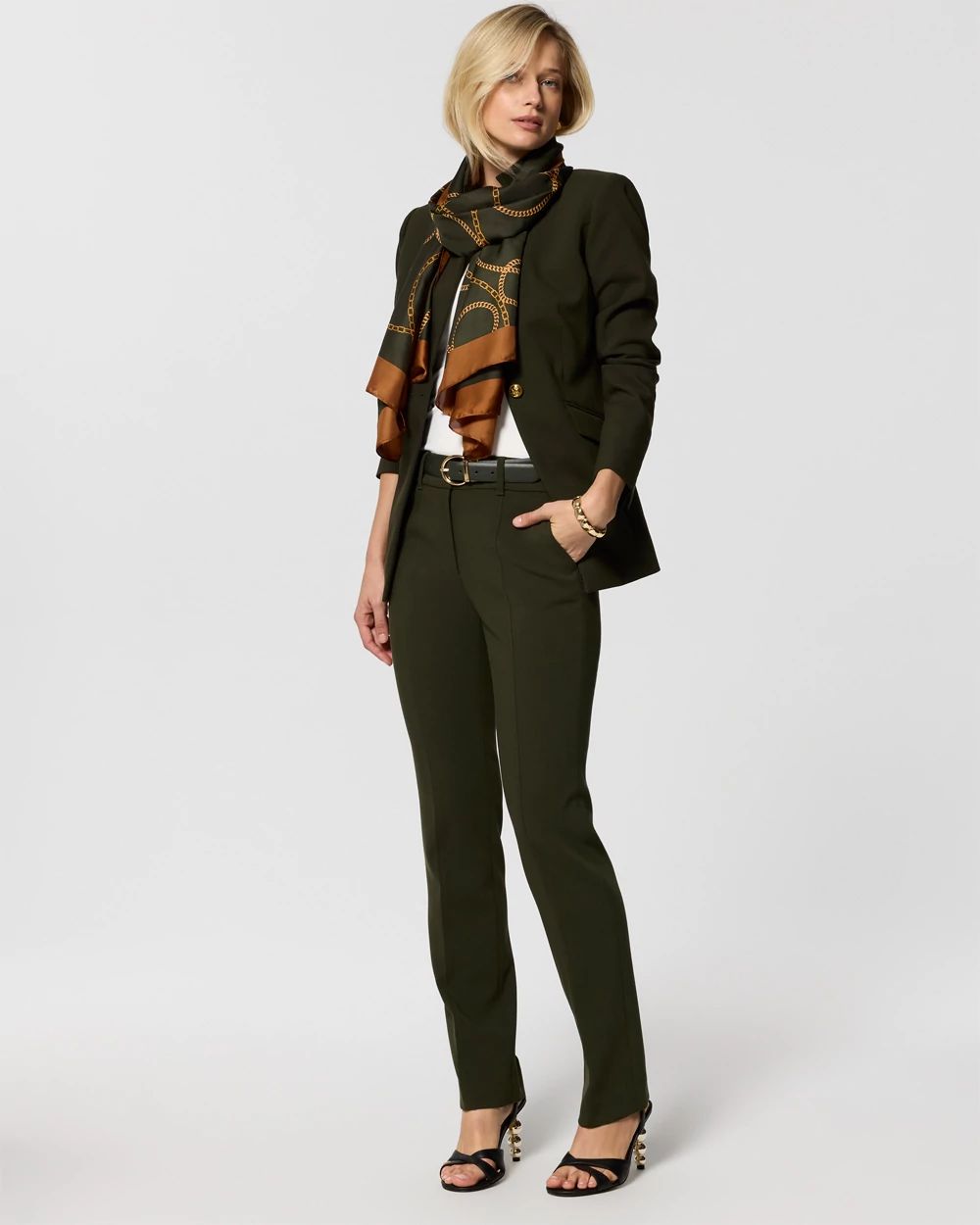 Luxe Stretch High-Rise Zoey Straight Pant click to view larger image.