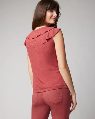 Ruffle Neck Tee