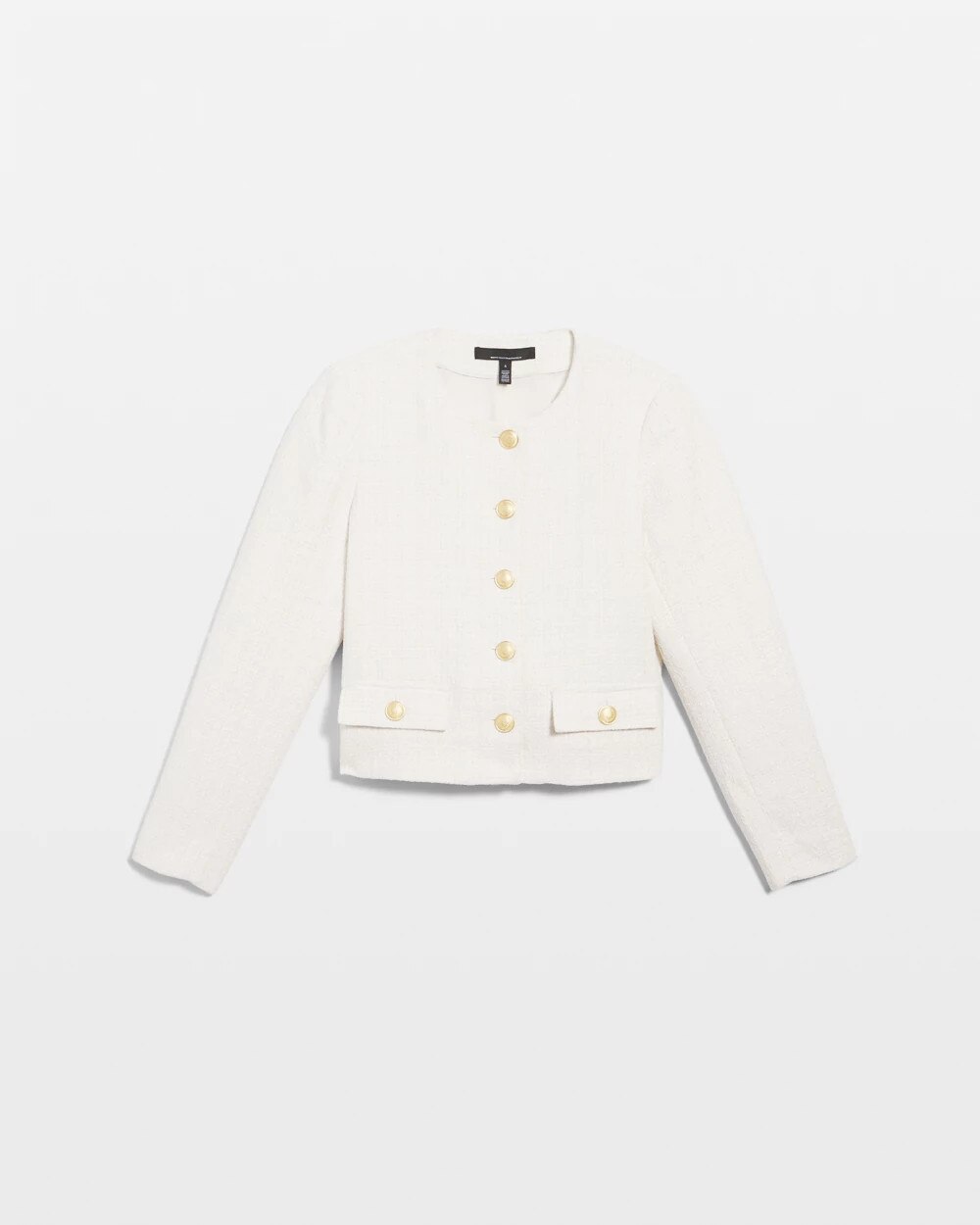 Cropped Tweed Jacket - image 5