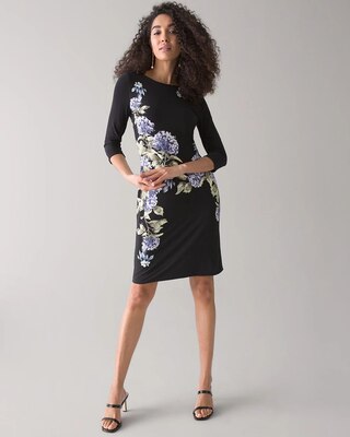 3/4 Sleeve Reversible Dress