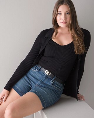 High-Rise Everyday Soft Denim 5-Inch Jean Shorts