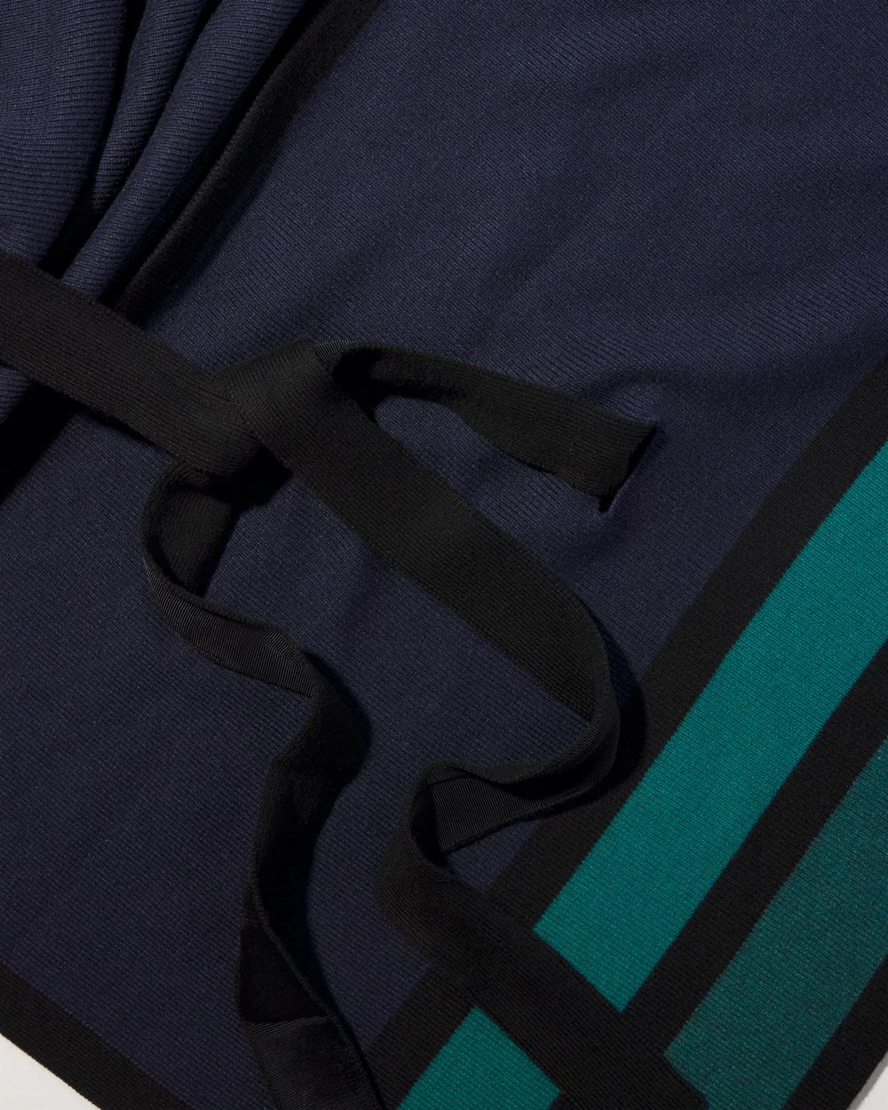 Color Block Ruana
