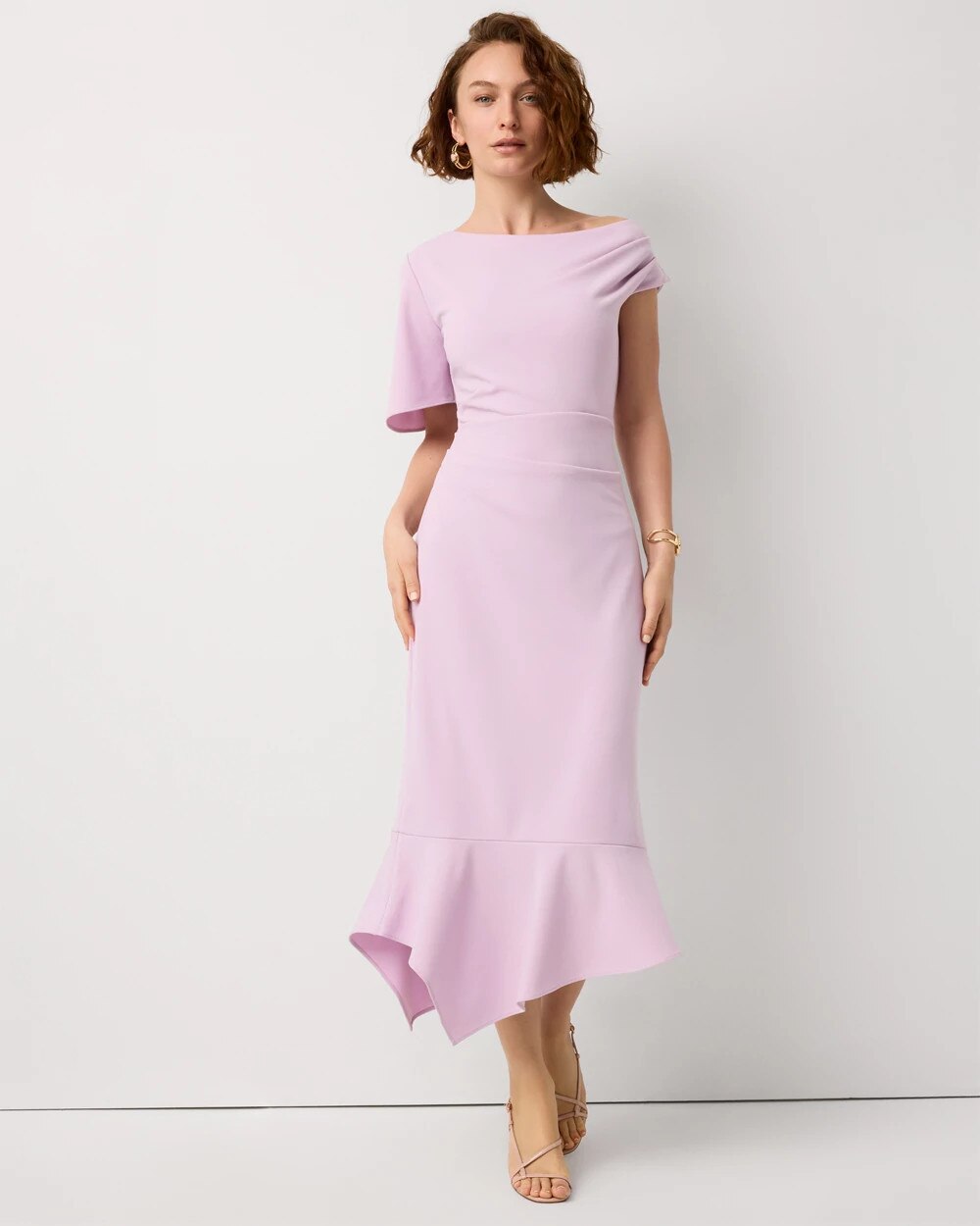 ann taylor seamed flare dress Fit and Flare Shirt Dress with Belt – Dressbarn main image 1