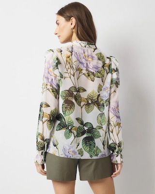 Romantic Chiffon Blouse click to view larger image.