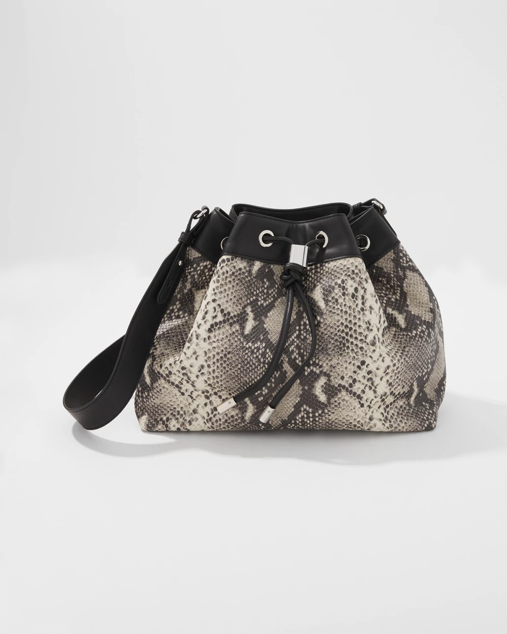 Python Drawstring Bucket Bag - image 2