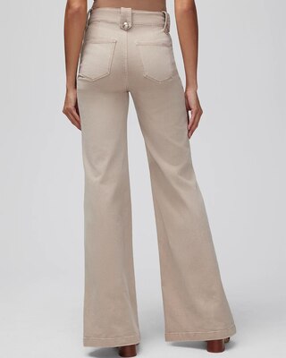 High-Rise Mariner Wide Leg Jeans