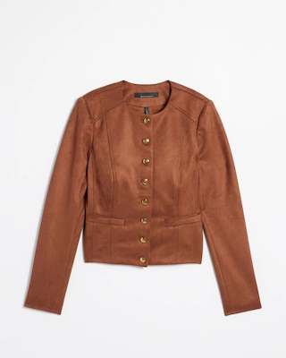 Ultra Suede Military Jacket
