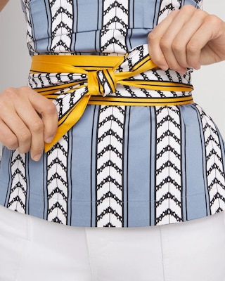 Tie Waist Bustier Top
