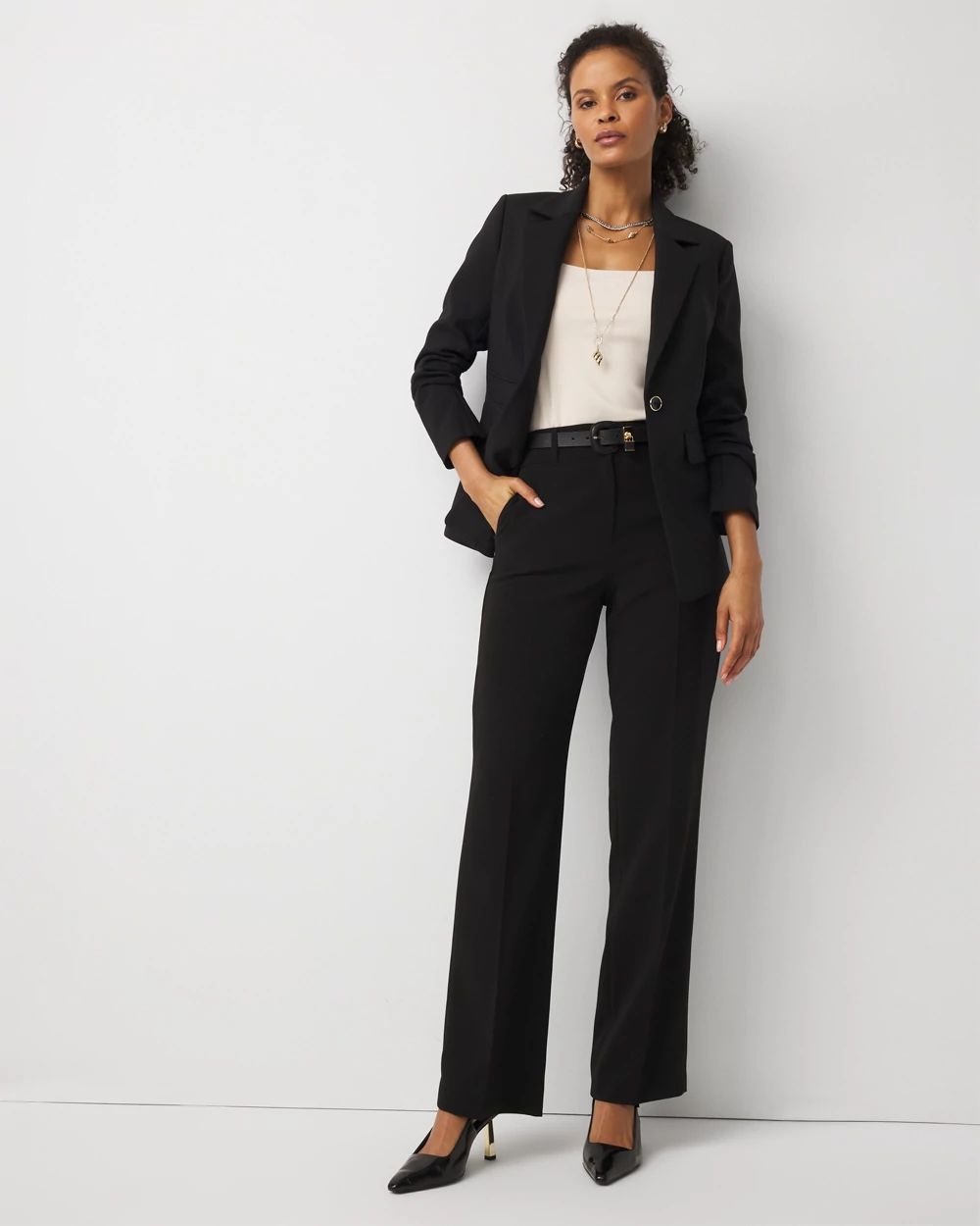 WHBM FORME™ All Ways Stretch Square Neck Top