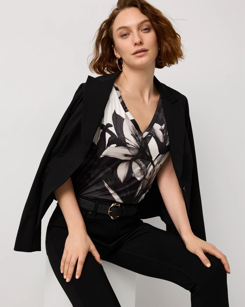 Satin Detail Glamgetter Tee