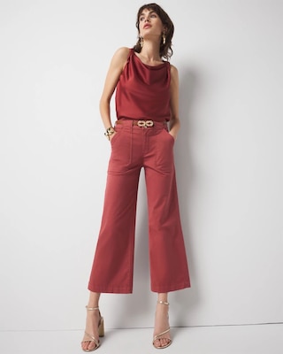 Pret Utility Wide Leg Cropped Pants