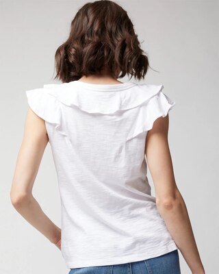 Ruffle Neck Tee