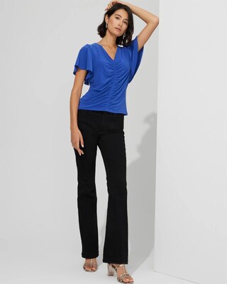 Outlet WHBM Ruched Tee