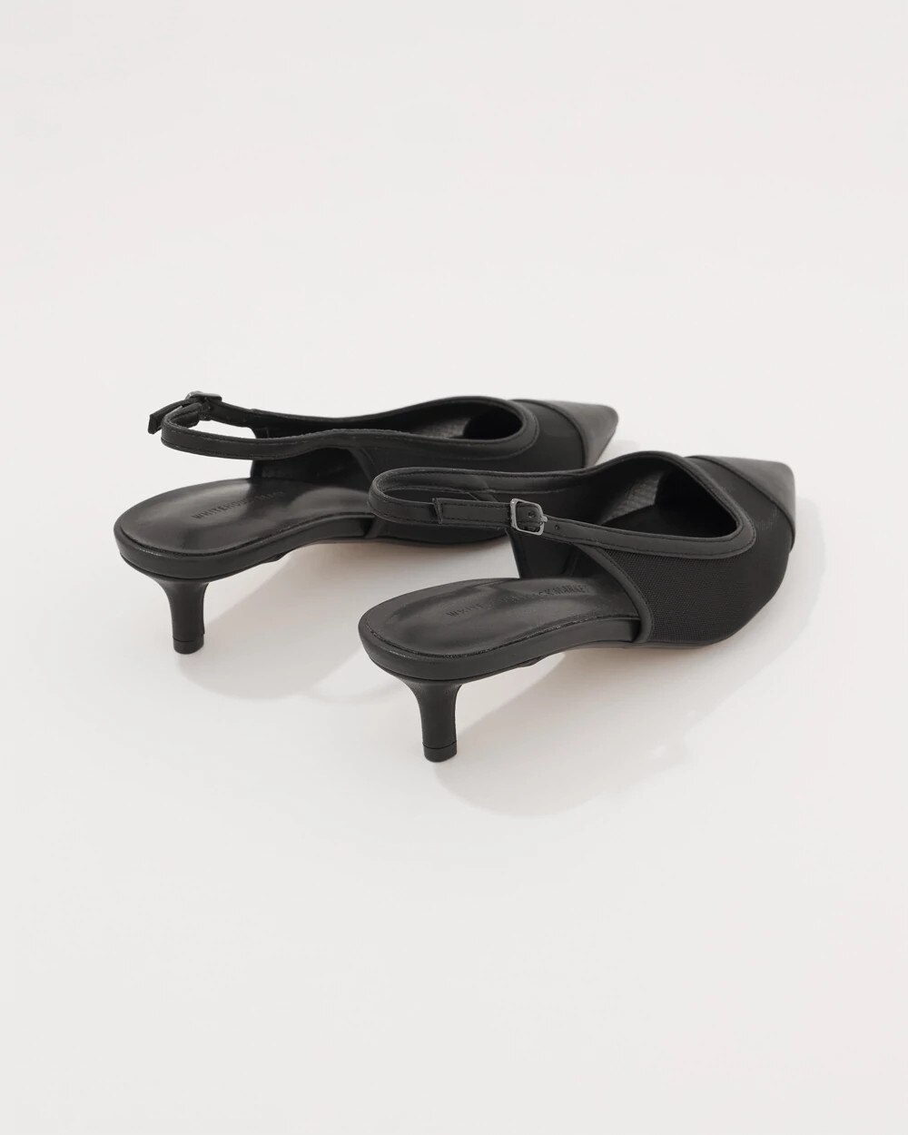 Mesh Kitten Heel Pump - image 4