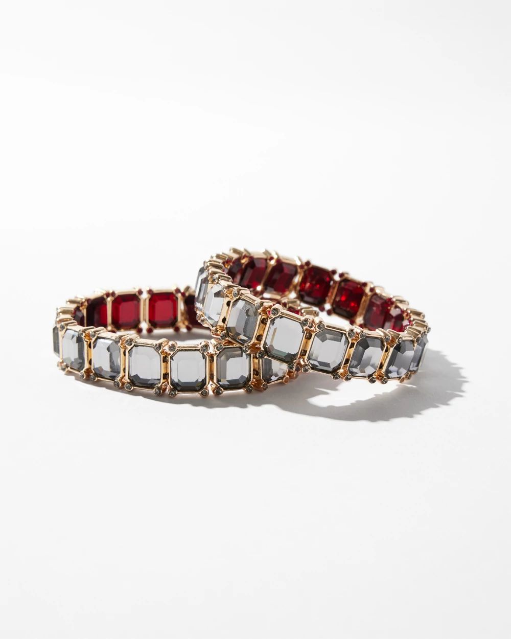 Reversible 12k Gold Stretch Bracelet