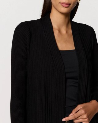 Ribbed Long Sleeve Coverup click to view larger image.