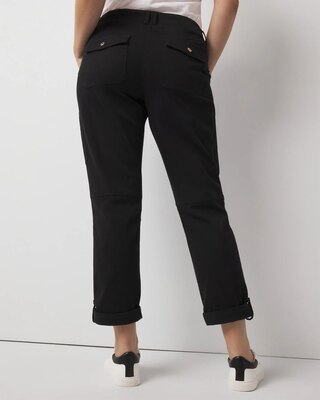 Mid-Rise Pret-A-Pedi Straight Cropped Pants click to view larger image.