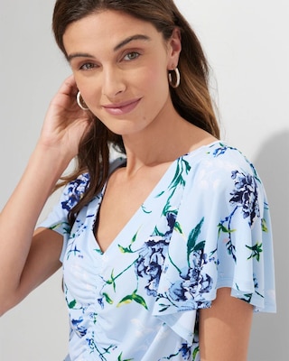 Outlet WHBM Ruched Tee