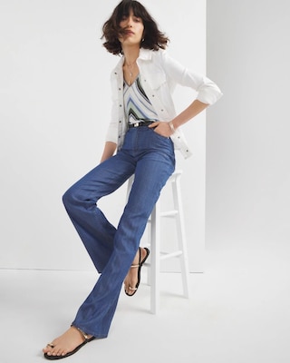 High-Rise Wide-Leg Jeans