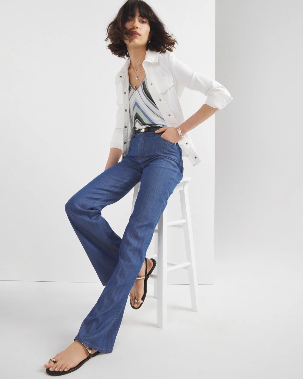 High-Rise Wide-Leg Jeans