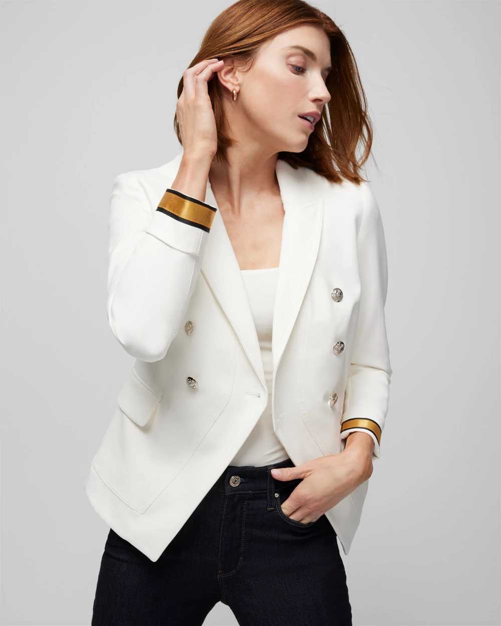 White house black online market white blazer