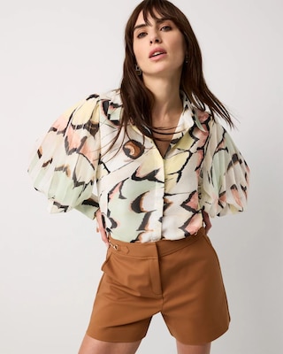 Horsebit Detail Tailored Short click to view larger image.