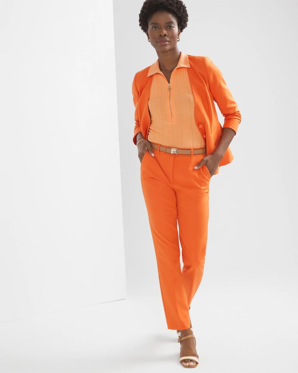 WHBM® Elle Slim Ankle Lightweight Comfort Stretch Pant