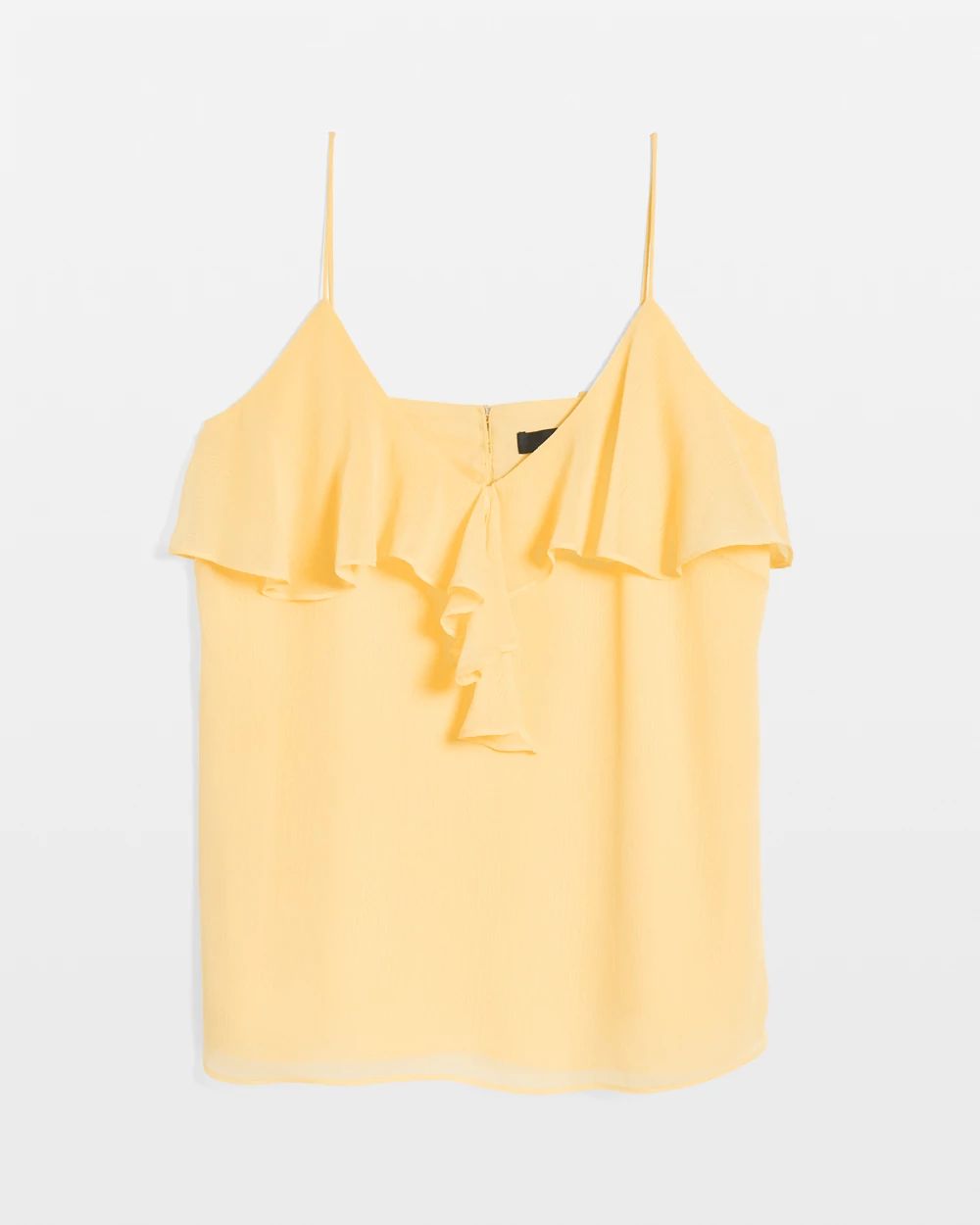 Petite Chiffon Ruffle Camisole