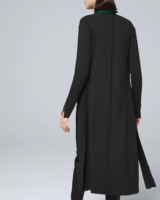 Modern Ribbed Duster Cardigan