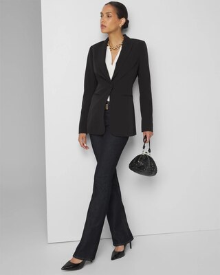 Waist Seam Fluid Blazer