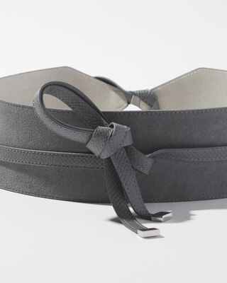 Suede Obi Belt click to view larger image.