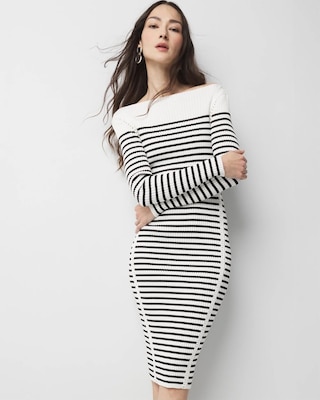 Crochet Sweater Dress click to view larger image.