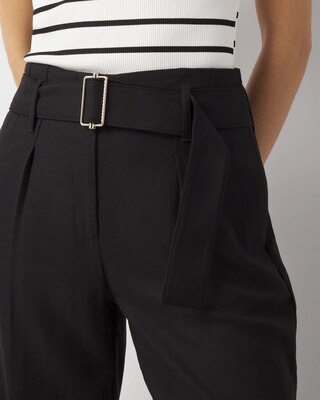 High-Rise Belted Wide Leg Trouser click to view larger image.