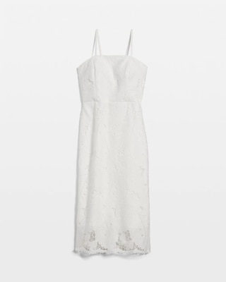 Lace Bustier Midi Dress click to view larger image.
