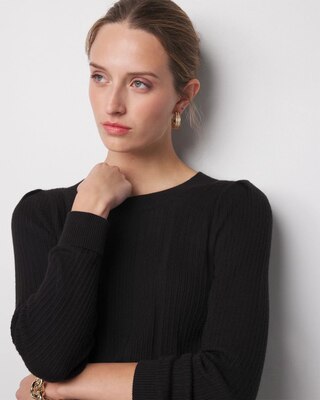 Cashmere Blend Crewneck Sweater click to view larger image.