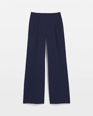 Pleated Wide Leg Pants click to view larger image.