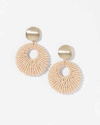 Beaded Statement Earrings