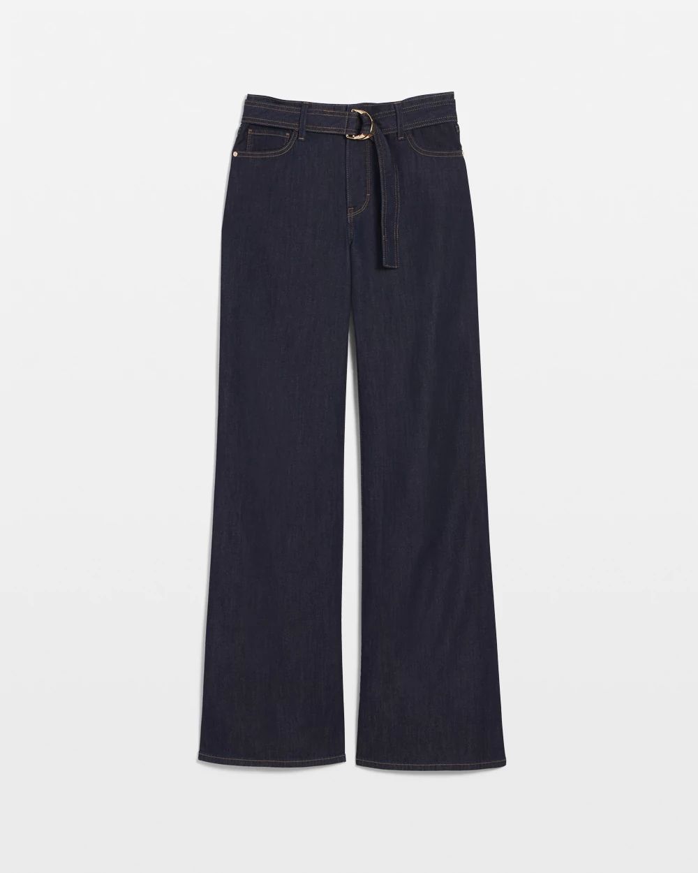 High-Rise Belted Wide-Leg Jean click to view larger image.