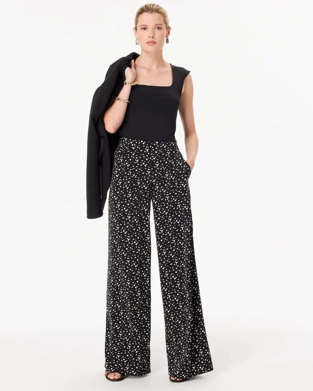 WHBM FORME™ All Ways Stretch Square Neck Top click to view larger image.