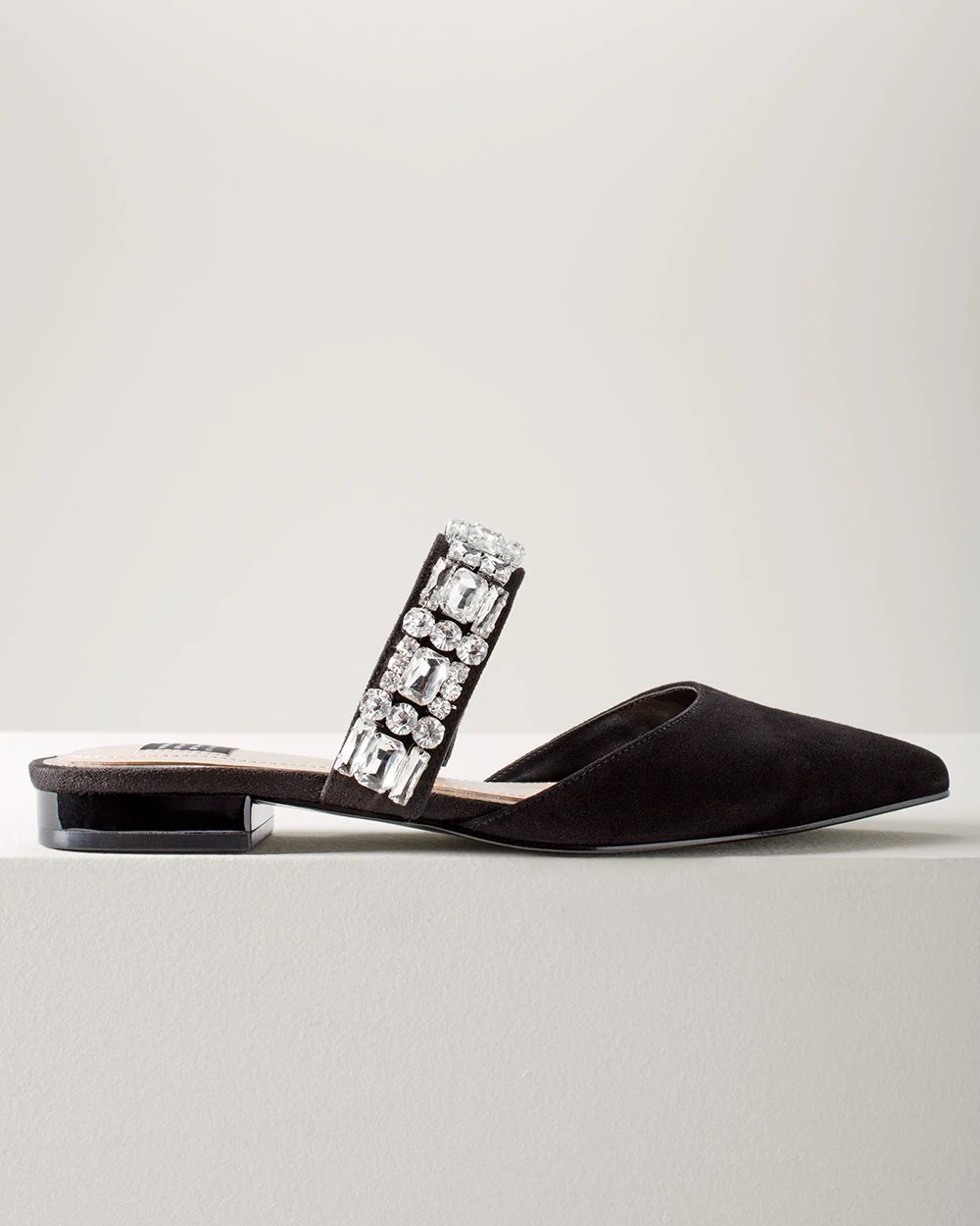 Jeweled mules on sale