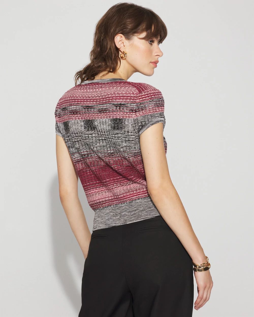 Space-Dyed Cardigan Sweater