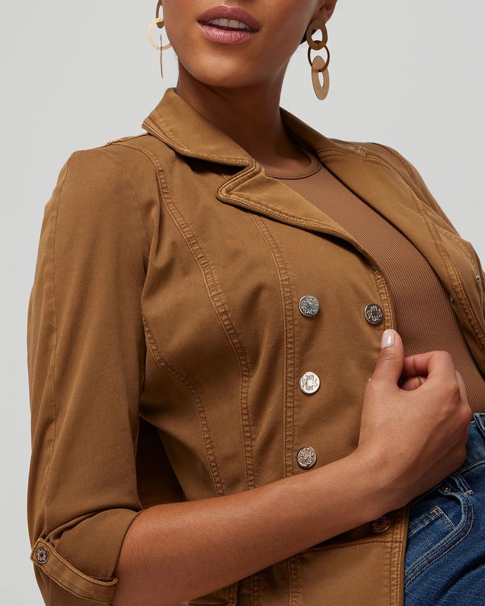 Snap-Front Pret Blazerette