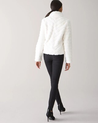 Faux Fur Moto Jacket