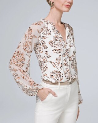 Matte Jersey Constellation Print Top