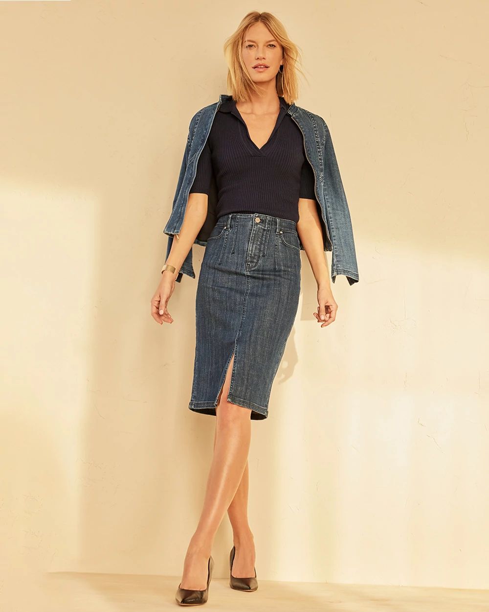 Pencil skirt white house black market hotsell
