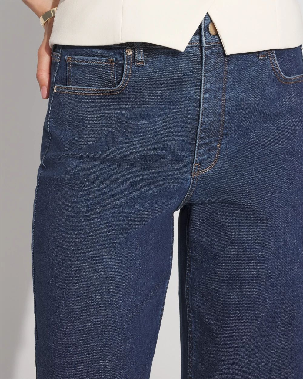 Petite Extra High-Rise Wide-Leg Trouser Jean
