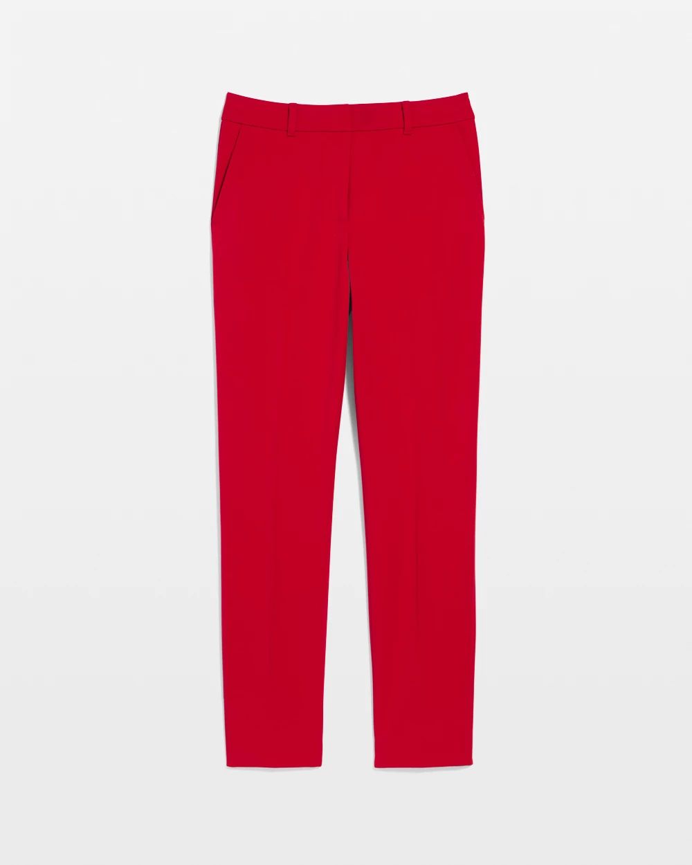 High-Rise Elle Slim Ankle Pant